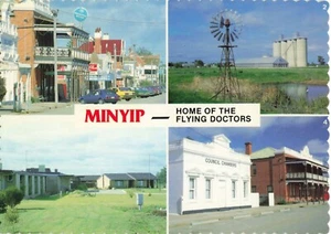 Postcard Minyip Victoria 4 Views - Bild 1 von 2