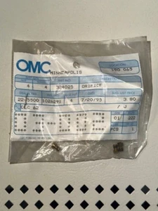 OMC 324025 Orifice Plug NOS OEM - Bild 1 von 2