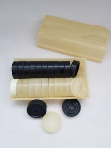 Vintage Board Game Checkers in Original Box USSR Road Game - Picture 1 of 12