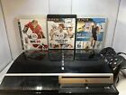 Sony Playstation 3 80gb Console - Black Tested And Works Ps3 Console With Games