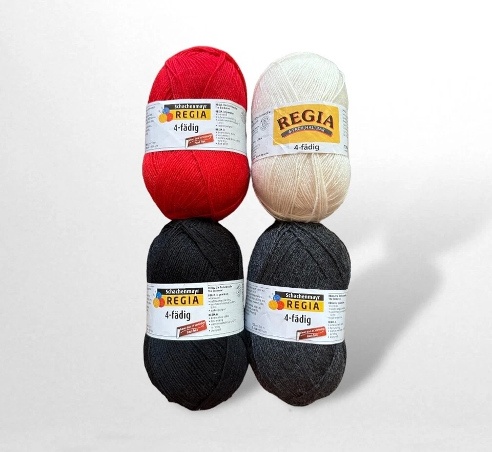 Schachenmayr ,,Regia 4-fädig'' Sockenwolle, verschiedene Farben 4x100g - Bild 1 von 1