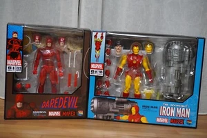 MAFEX No.165 Iron Man & No.223 Daredevil (Comic Ver.) Figures by Medicom Toy - Picture 1 of 9