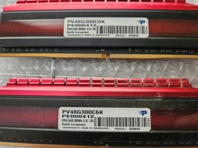 X2 PATRIOT VIPER PV48G300C6K 8 GB DDR4-3000 DIMM Kit - Image 1 of 2