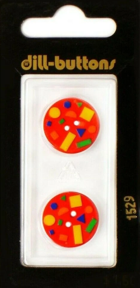 Dill Buttons ~ (1529) - 11/16" - 2 ct - Image 1 of 1