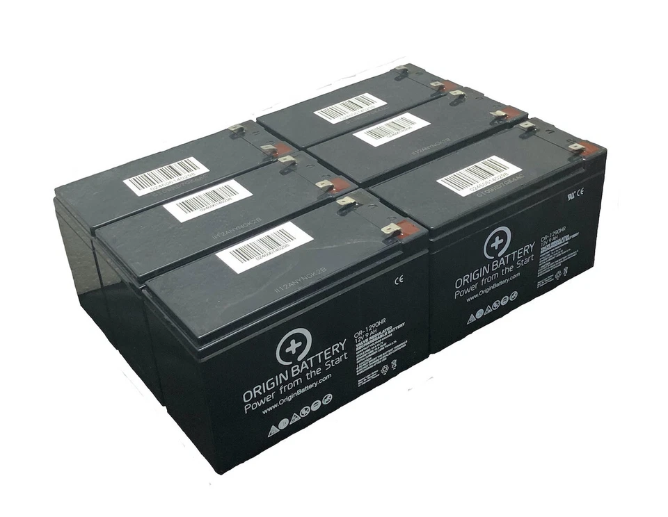 Kit de repuesto de batería Tripp Lite SMART3000RMOD2U - Paquete de 6 12V 9AH alta velocidad Se Foto 1 de 1