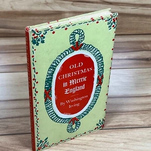 VTG Old Christmas in Merrie England Washington Irving, Peter Pauper Press MCM VG - Picture 1 of 15