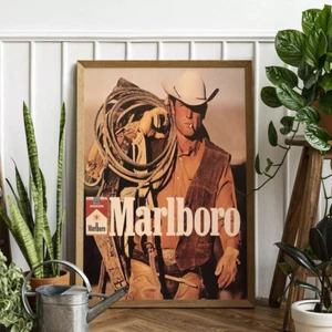 Póster vintage de cigarros Marlboro - Imagen 1 de 8