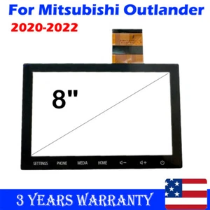 8" Touch Screen For 20-22 8740A098 8740A103 Mitsubishi Outlander NAV Radio Glass - Picture 1 of 8