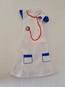 11 1/2" doll / Barbie doll clothes - white nurse dress - Picture 1 of 1