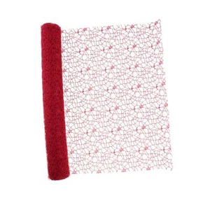 Jacquard Net Mesh Flower Wrapping Paper for Valentine's Day Gifts Wedding - Picture 1 of 40