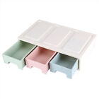 Colorful Desktop Storage Box with  Drawers Jewelry Holder Cabinets Decor C #