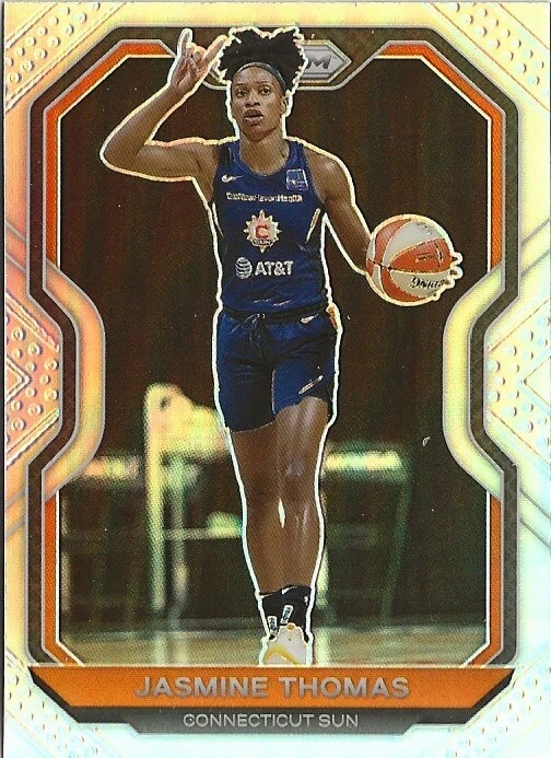2021 Panini Prizm WNBA Jasmine Thomas Silver Prizm SP Connecticut Sun - Image 1 of 1