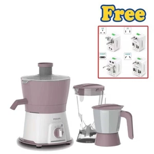 Philips HL7578/00 600W Turbo Spremiagrumi Mixer Smerigliatrice con 3 Barattoli - Nuti Juicer Jar - Foto 1 di 6