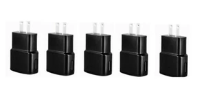 5x 2AMP USB WALL Charger POWER Adapter For SAMSUNG GALAXY S4 S5 S6 S7 NOTE 3 4 5 - Picture 1 of 4