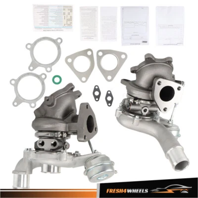 Turbocompresores diestro+derecho para Ford Explorer Flex Taurus Lincoln MKS MKT 2010-2019 3,5 L Foto 1 de 4