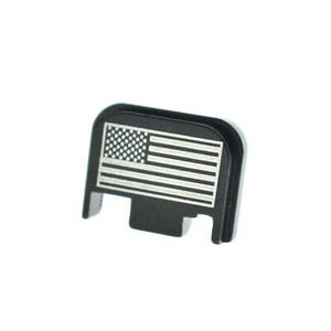 Per Glock Slide copertura piastra posteriore bandiera USA 17 17L 19 20 21 22 23 24 26 27 29 - Foto 1 di 4