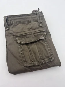 Smoke Rise Shorts Mens Size 34x12” Cargo Green Button/Draw String Baggy Y2k - Picture 1 of 12