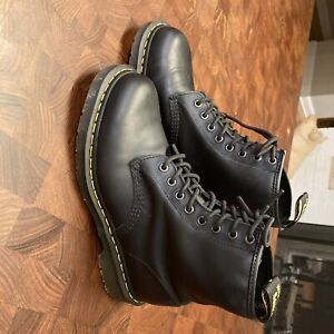 Dr. Martens 1460 Smooth Leather Us Men’s 8 Or Women’s 9 Boots - Black