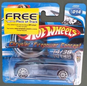 HOT WHEELS 2006 CHRYSLER FIREPOWER CONCEPT, BLUE, SHORT CARD. - Picture 1 of 1
