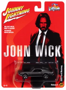 Johnny Lightning 1/64 JLSP397 1969 Ford Mustang Mach 1 John Wick Mét. Gris (B11) - Afbeelding 1 van 1