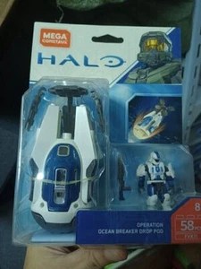 Mega Construx Halo 58 piezas FVK11 Operación Ocean Breaker Drop Pod colección de juguetes - Imagen 1 de 1