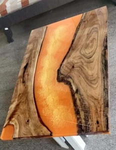 Epoxy Resin Table Top, Computer Desk Epoxy Table, Kitchen Dining Table Decors - Picture 1 of 10