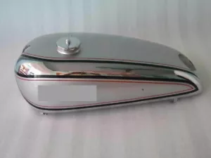 New Norton Model 18 Chrome And Silver Painted Petrol Tank 1930's (Repro) - Picture 1 of 8