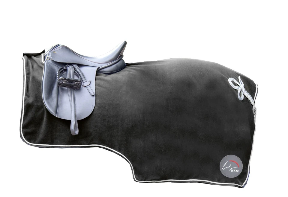 Hoja de ejercicio HKM polar caballo cuarto cuerda de cola trenzada 155 cm 81 negra Foto 1 de 1