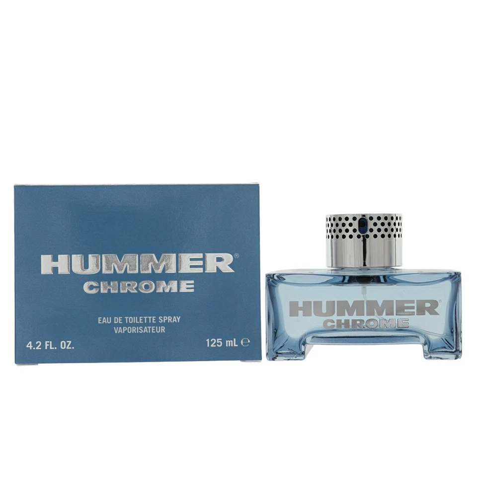 Caja de spray eau de toilette Hummer cromada para hombre de 4,2 OZ Foto 1 de 1