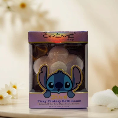 Fizzy Escape | Bomba de baño fantasía efervescente puntada de Disney, coco melocotón - 3,44 oz Foto 1 de 2