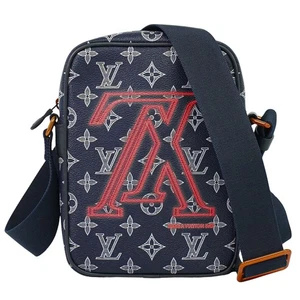 Bolso de hombro Louis Vuitton Danube PM invertido M43678 monograma tinta azul marino - Imagen 1 de 21