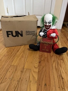 14" Halloween LIL ZAPPY KILLER CLOWN Animatronic Figur Statue Bewegungsanzeige - Bild 1 von 19