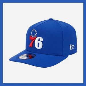 NWT - New Era Men's Philadelphia 76ers 950 A Frame OTC Cap Blue White Free Ship - Picture 1 of 9