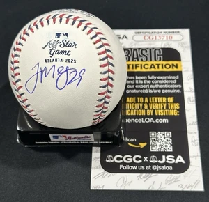 Trevor Megill Signed 2025 All Star Game Baseball Autographed Brewers JSA COA - Picture 1 of 3