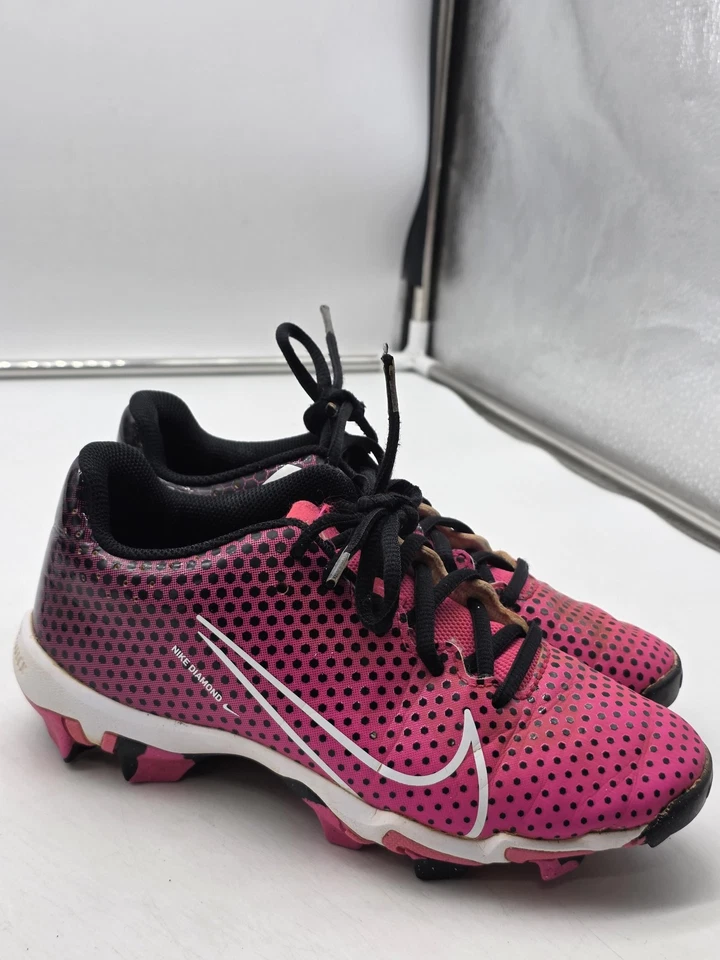 Nike Hyperdiamond 4 Keystone Softbol Botines Zapatos Juveniles 4Y Rosa Negro CZ5919-006 Foto 1 de 4