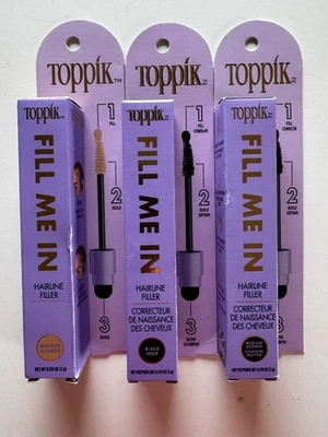 Lote de 3 rellenos Toppik FILL ME IN Hairline - rubia, morena, negra - ¡NUEVO! Foto 1 de 2