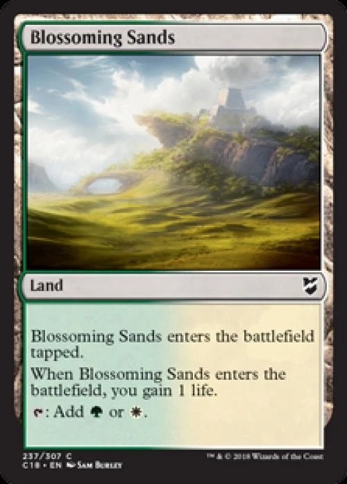 Blossoming Sands - Light Play MTG Commander 2018 - Image 1 of 1