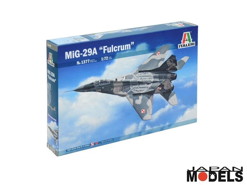 MIG 29A ''FULCRUM'' Decal For 2 Version 1377 1:72 Model Kit New - Immagine 1 di 1