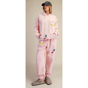 5897 Caballete Mujer Happy Kahki Polar Jogger Sudadera con Capucha Conjunto Talla MEDIANA - Imagen 1 de 6