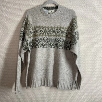 NWOT Woolrich 100% Wool Knit Crewneck Sweater Pullover Men Size XL Ornate - Image 1 of 4