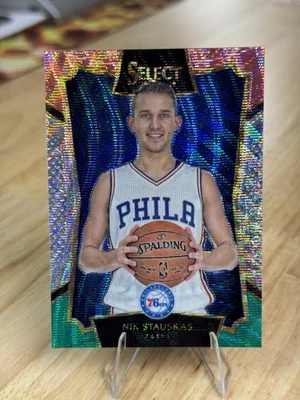 2015-16 Panini Select Concourse Tri-Color Prizm Nik Stauskas #38 - Image 1 of 2