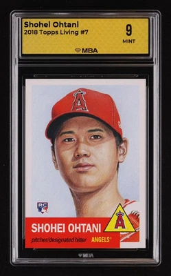 2018 Topps Living Shohei Ohtani #7 Rookie MBA 9 Foto 1 de 2