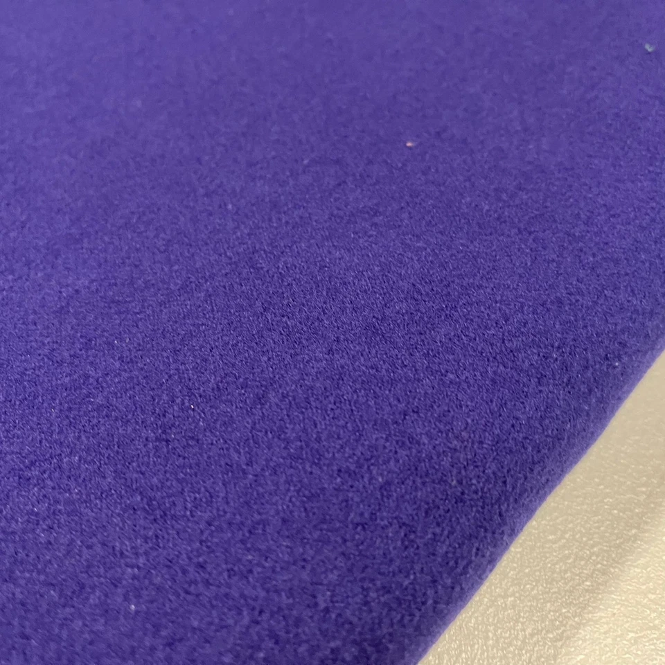 Purple Deadstock Easy Care Washable Wool Fabric Craft Costume Material 58" - Image 1 of 1