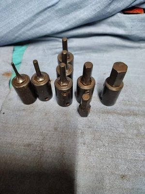 Apex 3/8" Drive Hex Bit Sockets 7 Piece W. Duplicates - Image 1 of 4