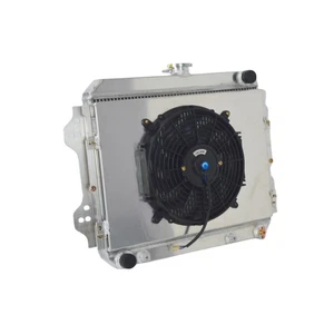 Radiador de aluminio + cubierta de ventilador para Toyota Celica 1979-1981 / Corona 1981 1982 - Imagen 1 de 9