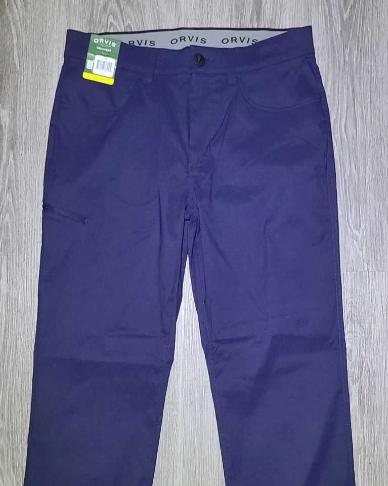 Orvis Men's Tech Pants Blue Size 32X29