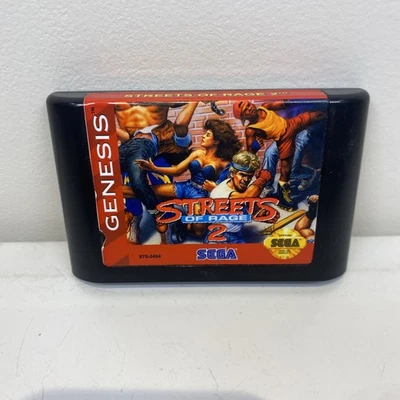 Streets of Rage 2 (SEGA Genesis) Tested Game Cartridge - Image 1 of 4