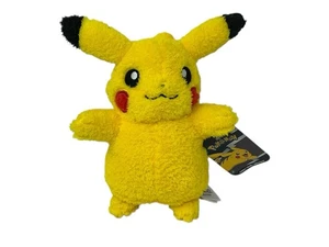 Peluche Pokemon Cuddly Pikachu 8 pulgadas suave peludo peluche Jazwares nuevo - Imagen 1 de 4