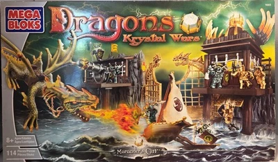 NEW Mega Bloks Dragons Krystal Wars Marauders Cliff Set 9885 - New - Image 1 of 4