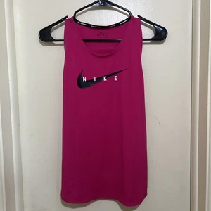 Nike Womens Running Dri-FIT Shirt AeroSwift Racing Tank Top Size Small Pink - Picture 1 of 3